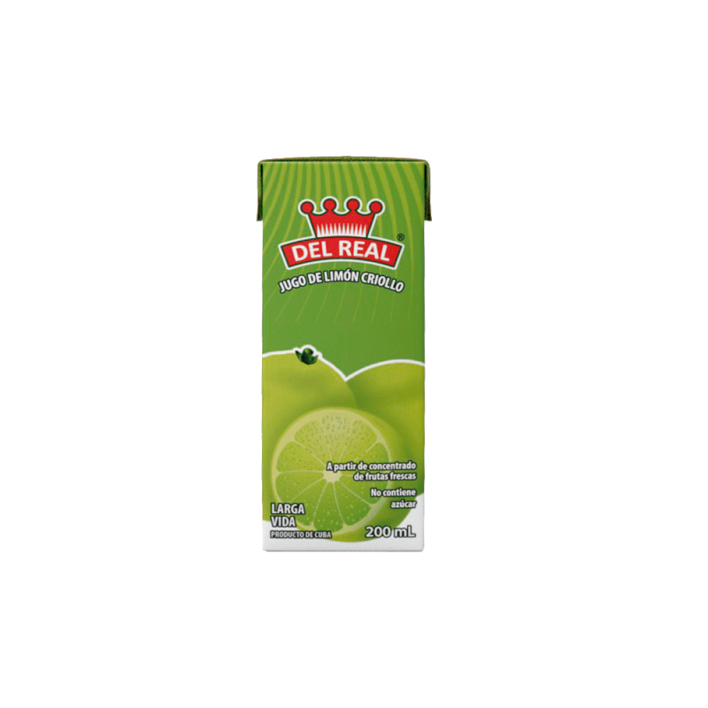 Criollo Lemon Juice Del Real 27x200ml Pack Criollo Lemon Juice Del Real 27x200ml Pack