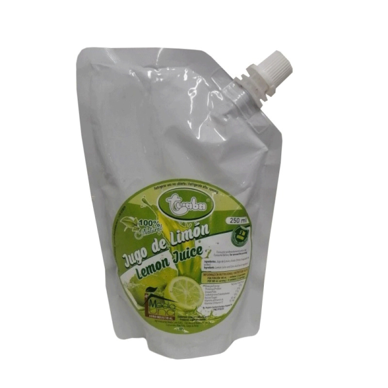 Jugo de Limón en Doy Pack 250ml Jugo de Limón en Doy Pack 250ml