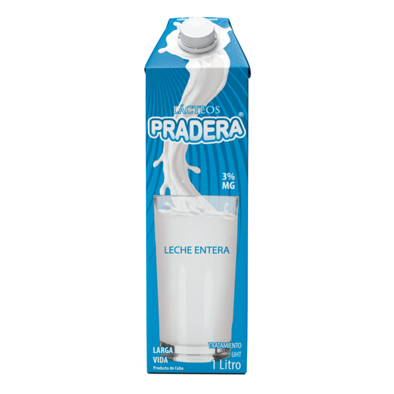 Leche Entera Pradera 12x1L