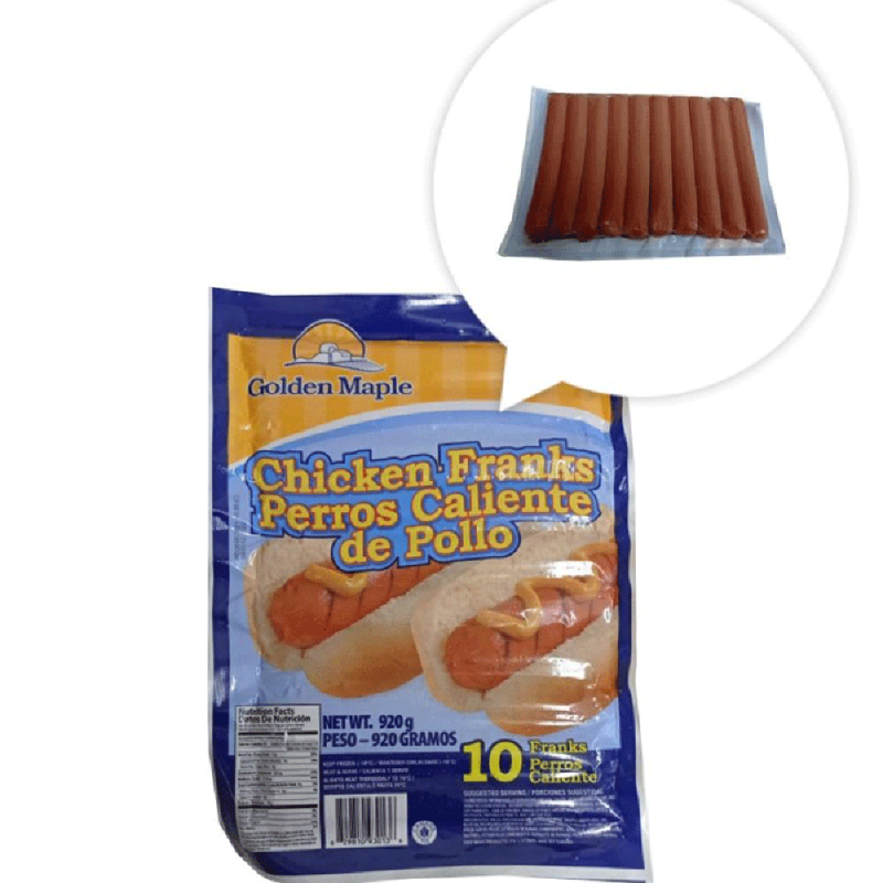 Perro caliente de Pollo 10x92g Perro caliente de Pollo 10x92g