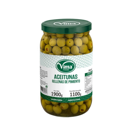 VIMA Stuffed Olives with Pepper 1900g