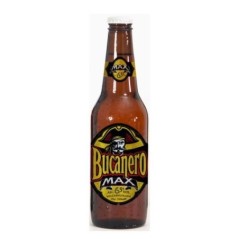 Cerveza Bucanero Max de botella 6.5% Caja 24x350ml