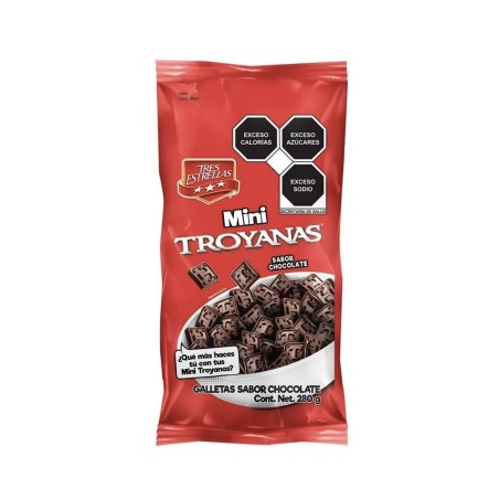 SANDWICH MINI TROYANAS CHOCOLATE COOKIES 280g
