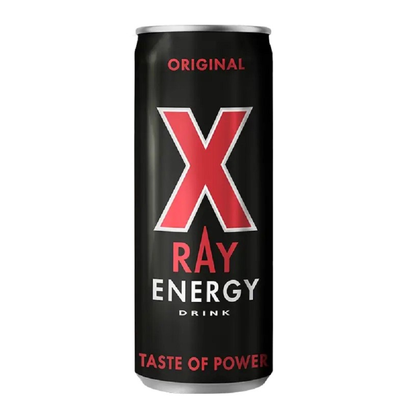 X RAY Energy Drink, Box of 24 x 250mL
