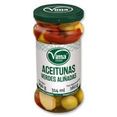 Aceituna verde aliñada VIMA 290g