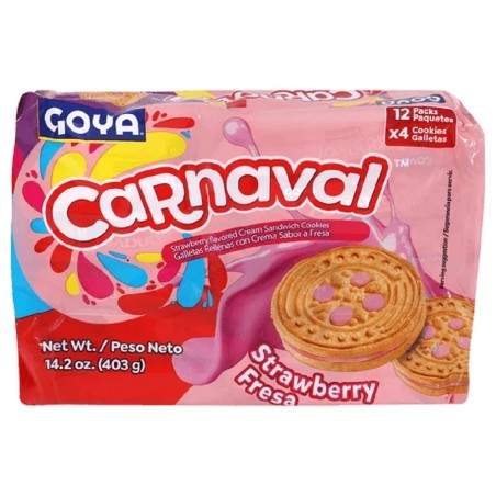 Galletas Carnaval Fresa 12 x 14.21oz