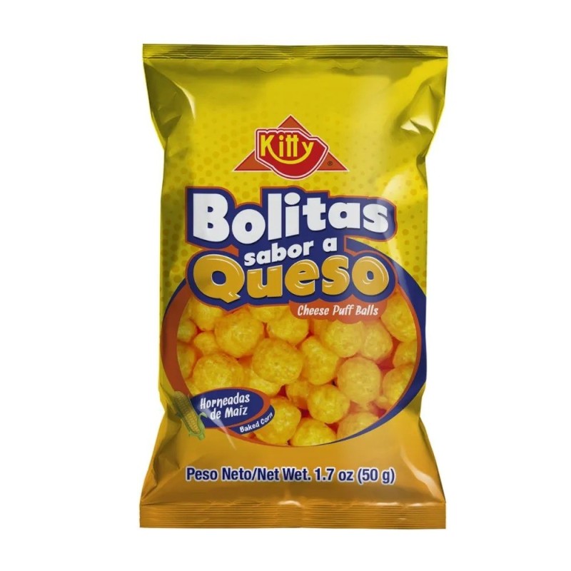 Bolitas Sabor a Queso 50g KITTY Bolitas Sabor a Queso 50g KITTY