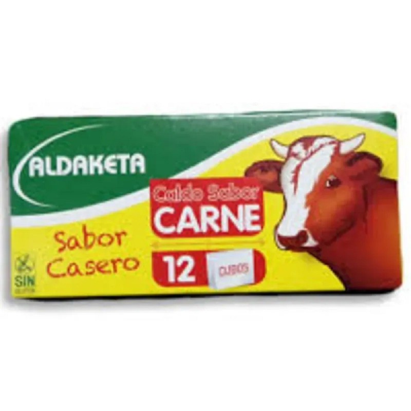 Caldo de Carne pastilla x 10g (estuche 12)