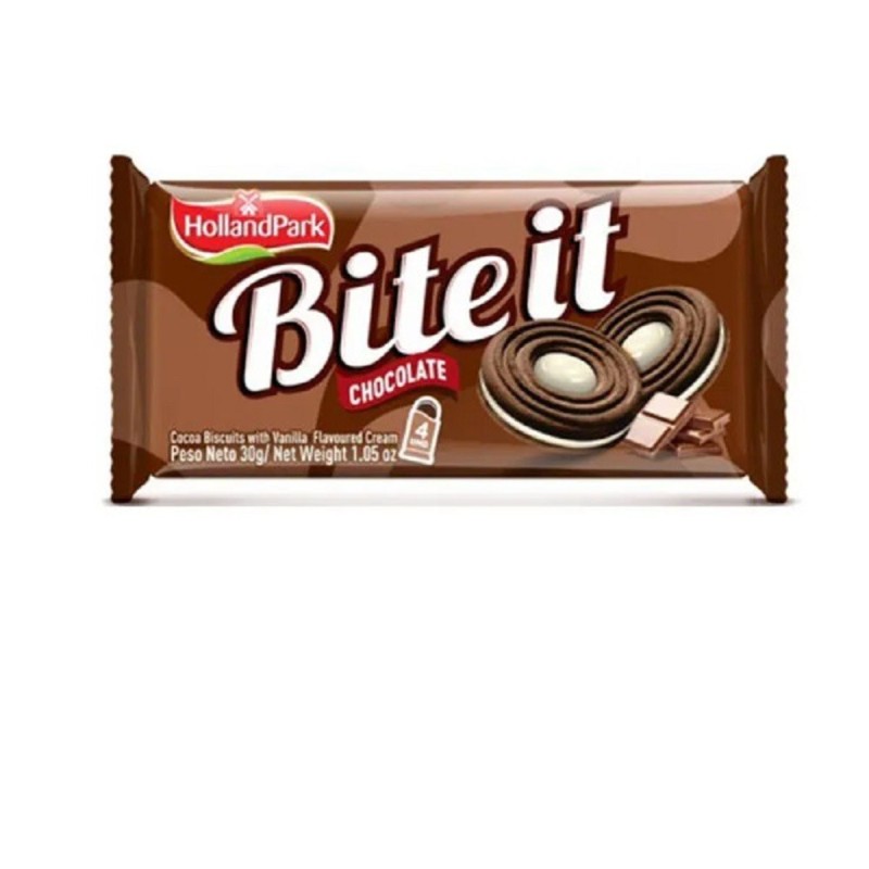 Galletas BITE IT Chocolate 30 g HollandPark Galletas BITE IT Chocolate 30 g HollandPark