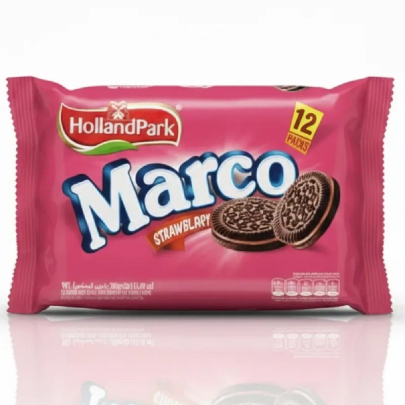 Galletas Marco con Crema de Fresa Estuche