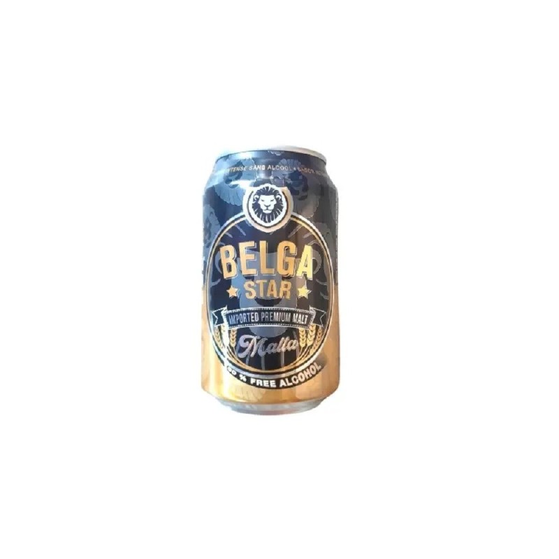 Malta BelgaStar lata 33 cl PACK NYLON DECO