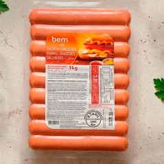 Salchicha (Franks) de Pollo/Cerdo Bem 12u x 1Kg C/24