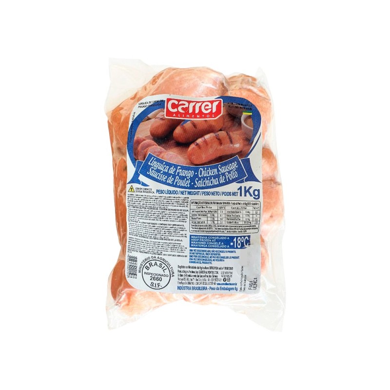 Chorizo de Pollo Marca Carrer 10 x 1Kg Chorizo de Pollo Marca Carrer 10 x 1Kg
