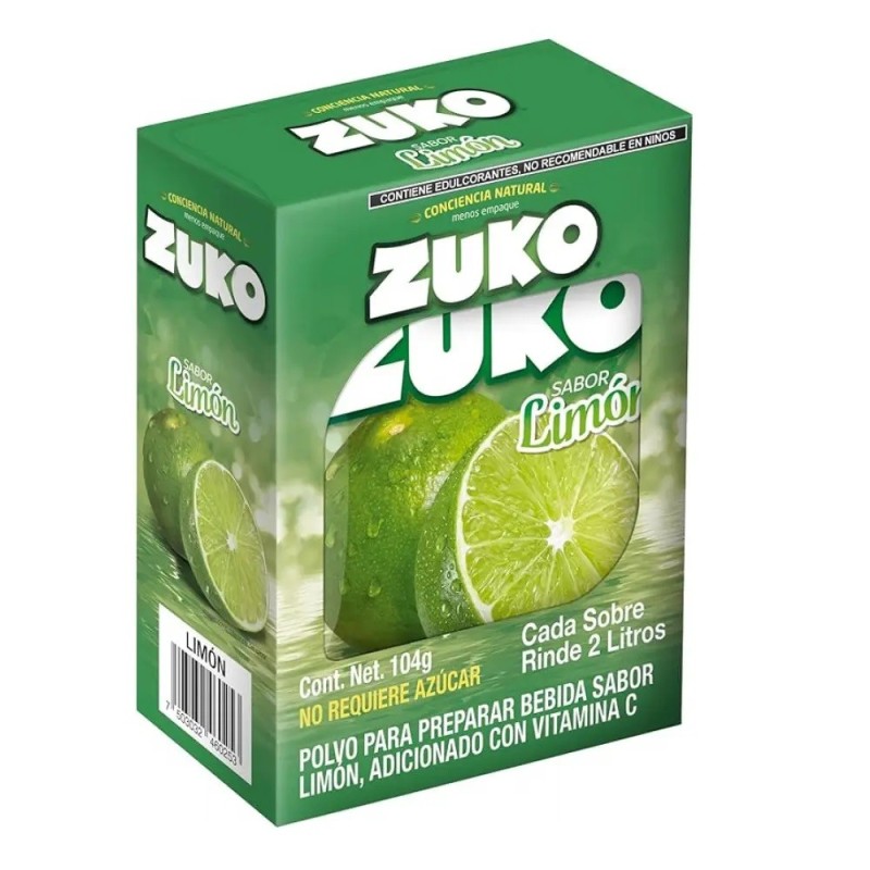 Refresco en polvo 2L de Limon 8 sobres x 13g Refresco en polvo 2L de Limon 8 sobres x 13g