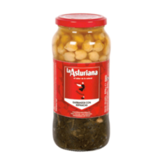 Garbanzos con espinacas La Asturiana (570  g / 1.26  lb)
